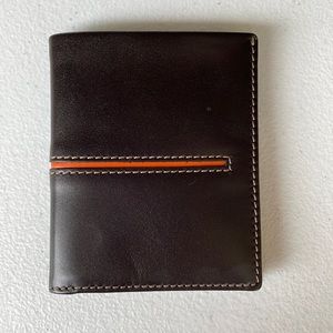 TOD’s Men’s Brown Leather bifold wallet